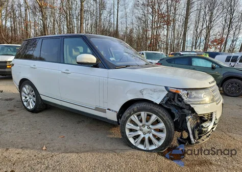 2016 Land Rover Range Rover Supercharged z USA, uszkodzony, nr VIN SALGS2EF8GA307141